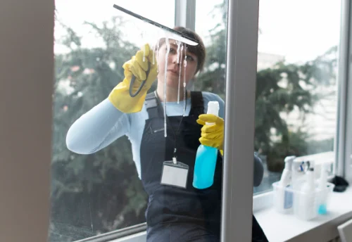 Nettoyage de vitres intérieures et extérieures à Badecon-le-Pin